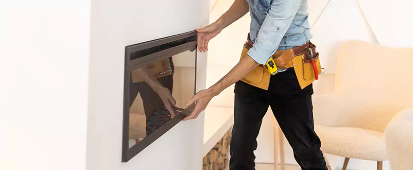 Metal Fireplace Installation in Lawrenceville, Georgia