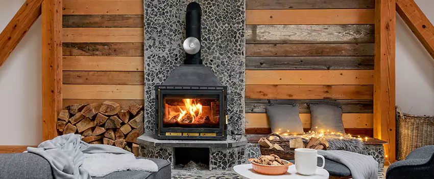 Thelin Hearth Products Direct Vent Gas Stove Fireplace Inspection in Lawrenceville, Georgia